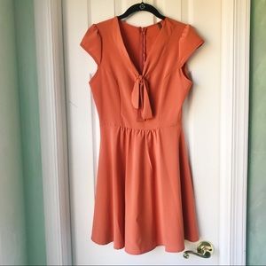 Darling Orange Lulus dress